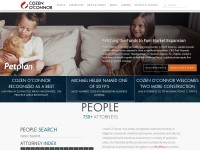 Desktop screenshot for cozen.com