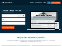 Desktop screenshot for proboards.com