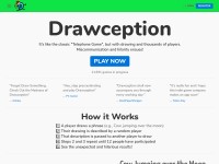 Desktop screenshot for drawception.com