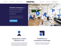 Desktop screenshot for knotel.com