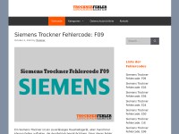 Desktop screenshot for trockner-fehler.net