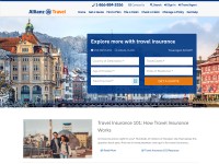 Desktop screenshot for allianztravelinsurance.com