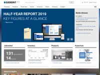 Desktop screenshot for geberit.com