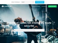 Desktop screenshot for ticketswap.fr