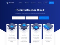 Desktop screenshot for vultr.com
