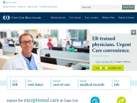 Desktop screenshot for capecodhealth.org