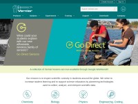 Desktop screenshot for vernier.com