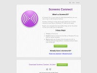 Desktop screenshot for screensconnect.com