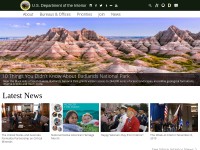 Desktop screenshot for doi.gov