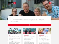 Desktop screenshot for ams-net.de