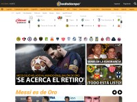 Desktop screenshot for mediotiempo.com