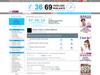Desktop screenshot for horlogeparlante.com