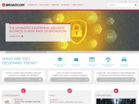Desktop screenshot for broadcom.com