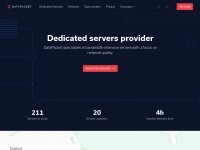 Desktop screenshot for datapacket.com