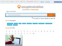 Desktop screenshot for songstraducidas.com