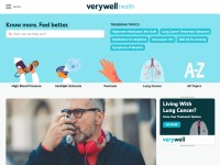 Desktop screenshot for verywellhealth.com