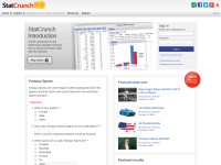 Desktop screenshot for statcrunch.com