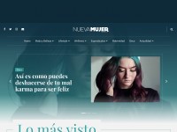 Desktop screenshot for nuevamujer.com