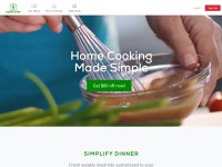 Desktop screenshot for homechef.com
