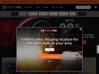 Desktop screenshot for simpletire.com