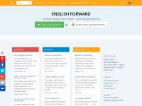 Desktop screenshot for englishforums.com