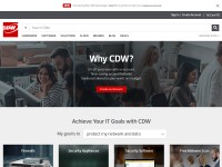 Desktop screenshot for cdw.com