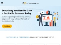Desktop screenshot for theconversionpros.com