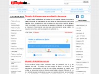 Desktop screenshot for ejemplode.com