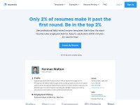 Desktop screenshot for resume.io