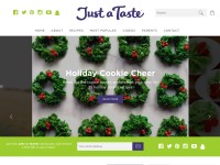 Desktop screenshot for justataste.com