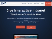 Desktop screenshot for jivesoftware.com