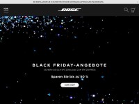 Desktop screenshot for bose.de