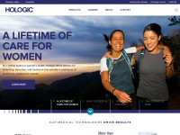 Desktop screenshot for hologic.com
