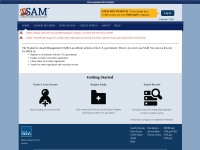 Desktop screenshot for sam.gov