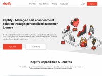 Desktop screenshot for keptify.com