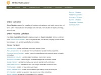 Desktop screenshot for online-calculator.org
