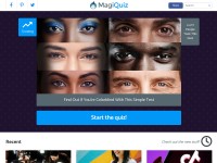 Desktop screenshot for magiquiz.com