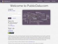 Desktop screenshot for publicdata.com