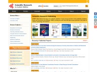 Desktop screenshot for scirp.org
