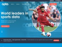 Desktop screenshot for optasports.com