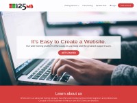 Desktop screenshot for 125mb.com