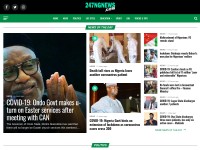 Desktop screenshot for 247ngnews.com