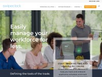 Desktop screenshot for swipeclock.com
