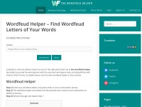 Desktop screenshot for thewordfeudhelper.com