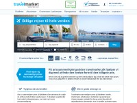 Desktop screenshot for travelmarket.dk