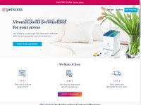 Desktop screenshot for personanutrition.com