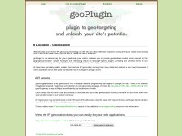 Desktop screenshot for geoplugin.net