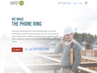 Desktop screenshot for contractormarketingpros.com