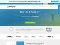 Desktop screenshot for evergage.com