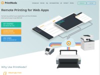 Desktop screenshot for printnode.com